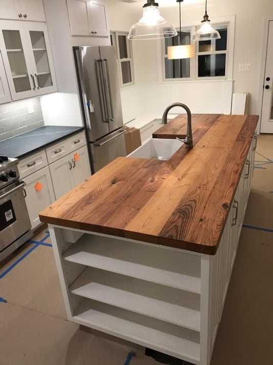 Solid Wood Natural Counter Top - 2