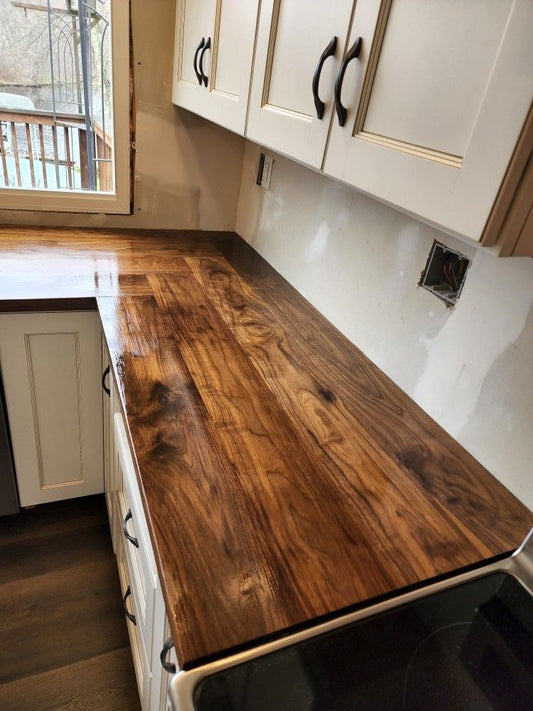 Solid Wood Natural Counter Top - 8