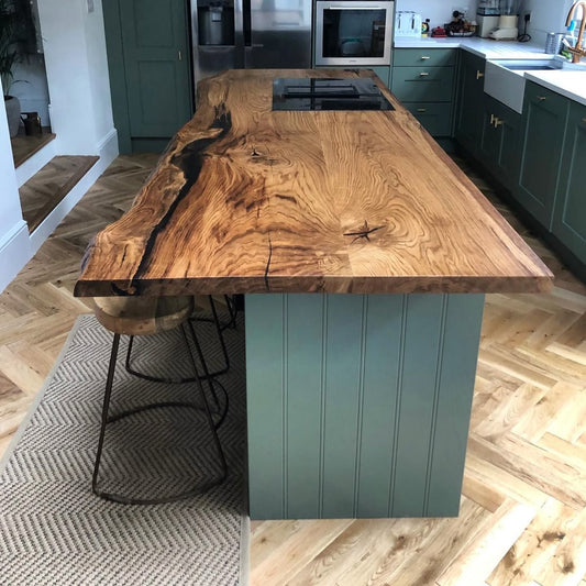 Solid Wood Natural Counter Top - 5